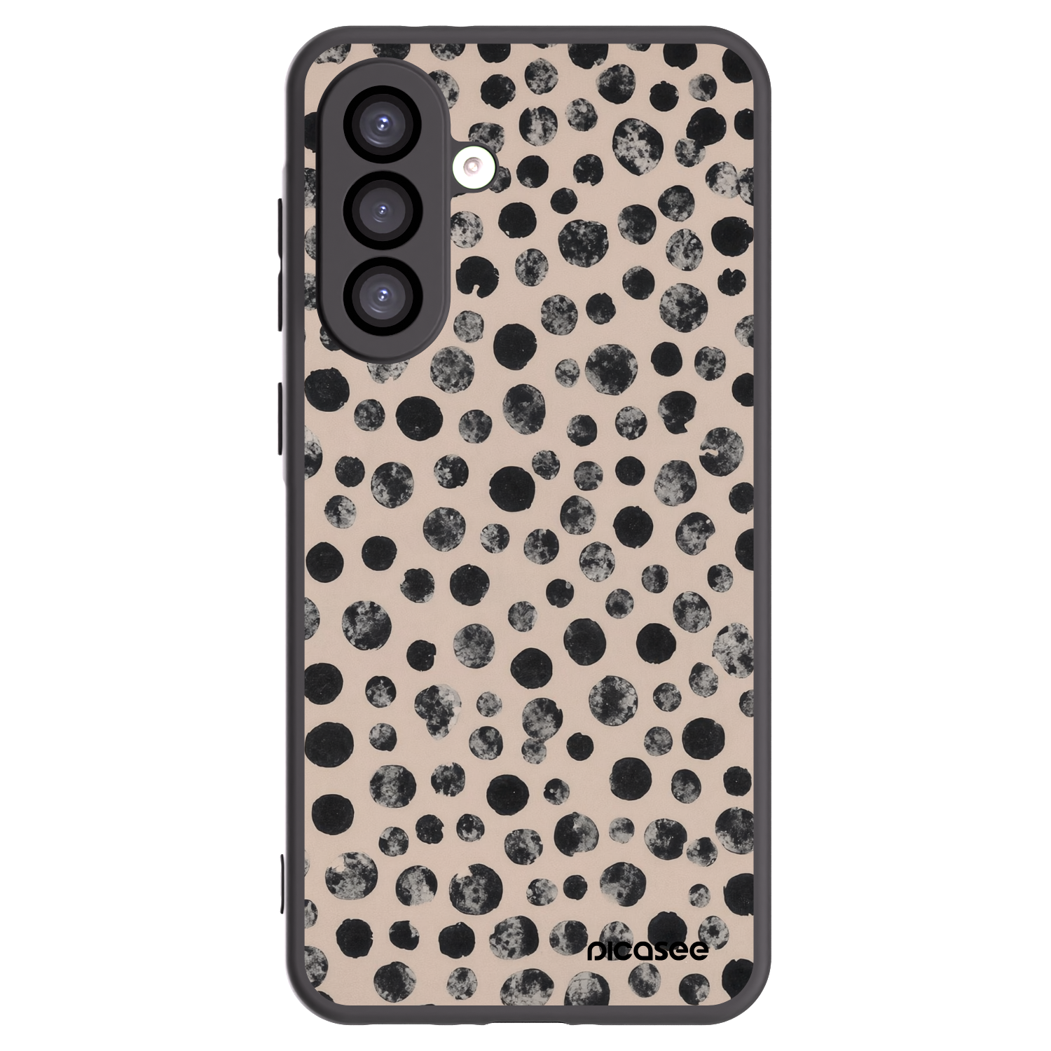 Picasee silikonowe czarne etui na Samsung Galaxy A26 5G A266B - Dots