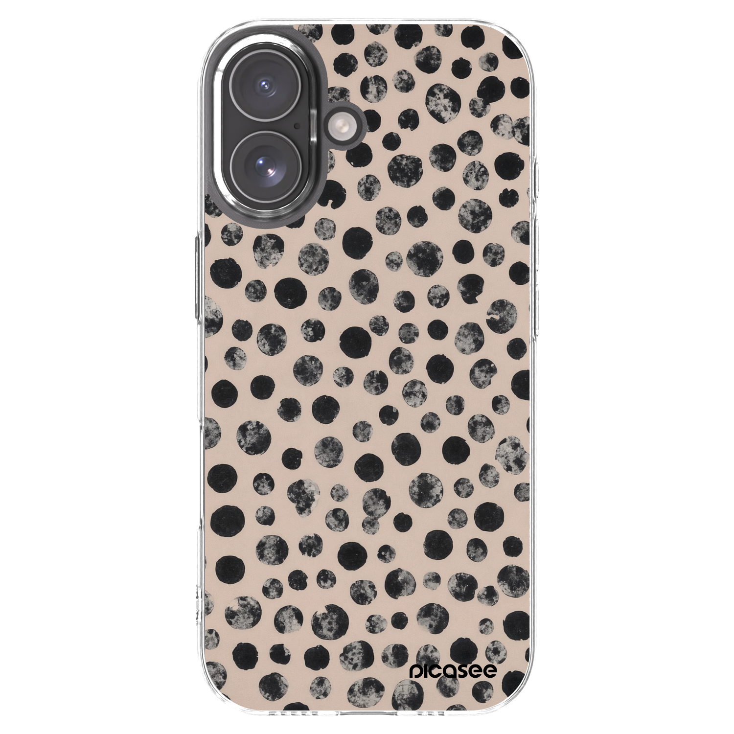 Picasee silikonowe przeźroczyste etui na Apple iPhone 17 - Dots