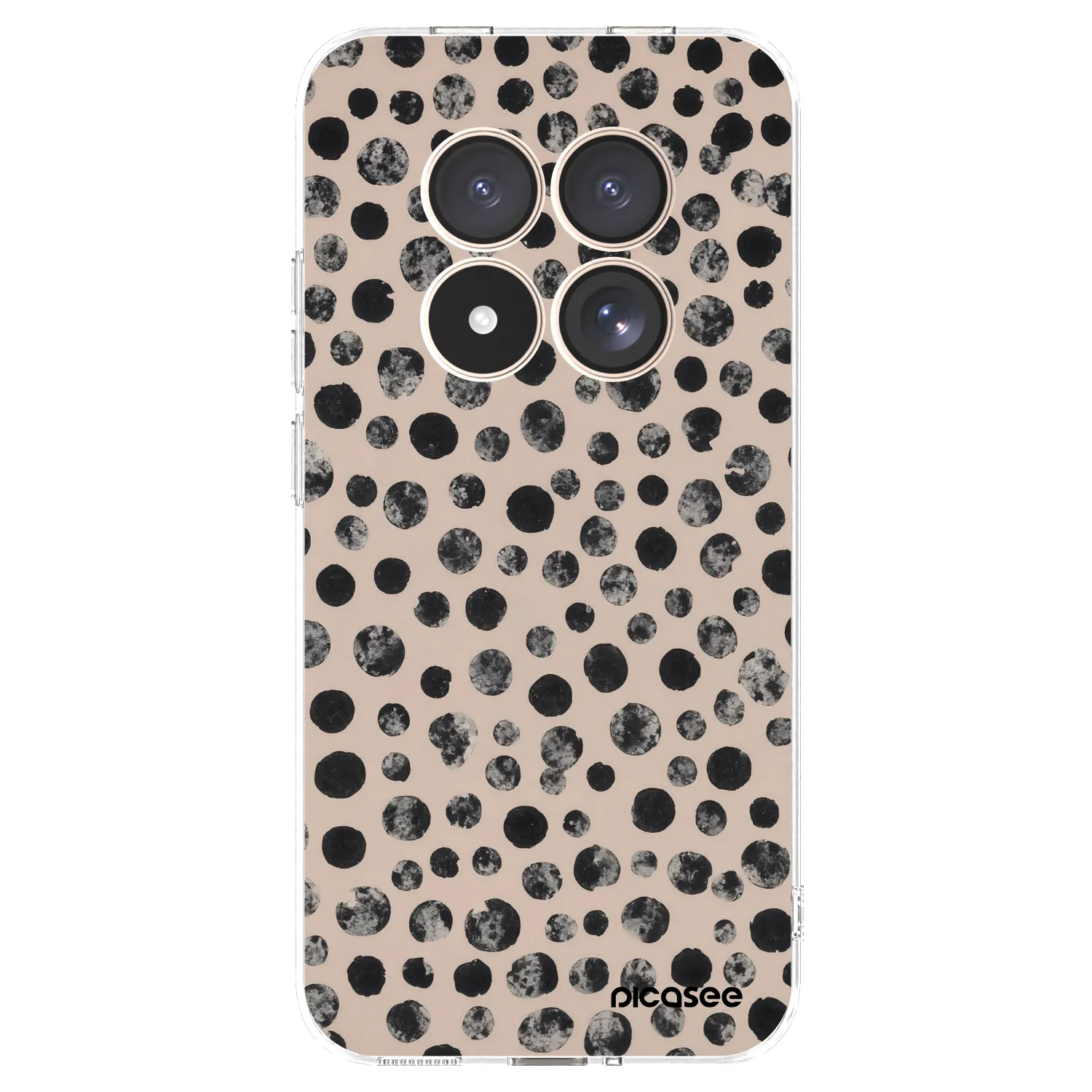 Picasee silikonowe przeźroczyste etui na Xiaomi Redmi Note 15 Pro 4G - Dots