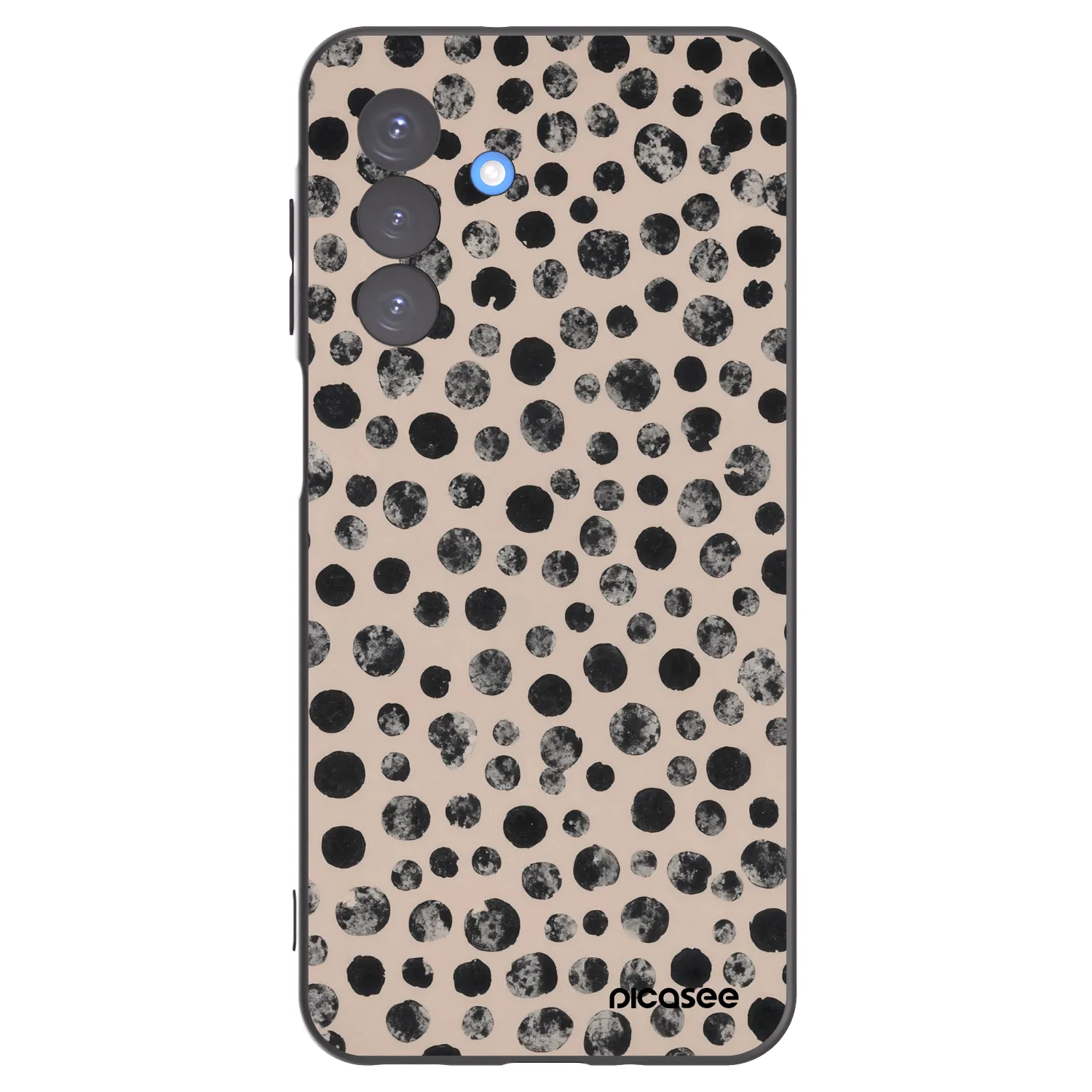 Picasee silikonowe czarne etui na Samsung Galaxy A17 5G - Dots