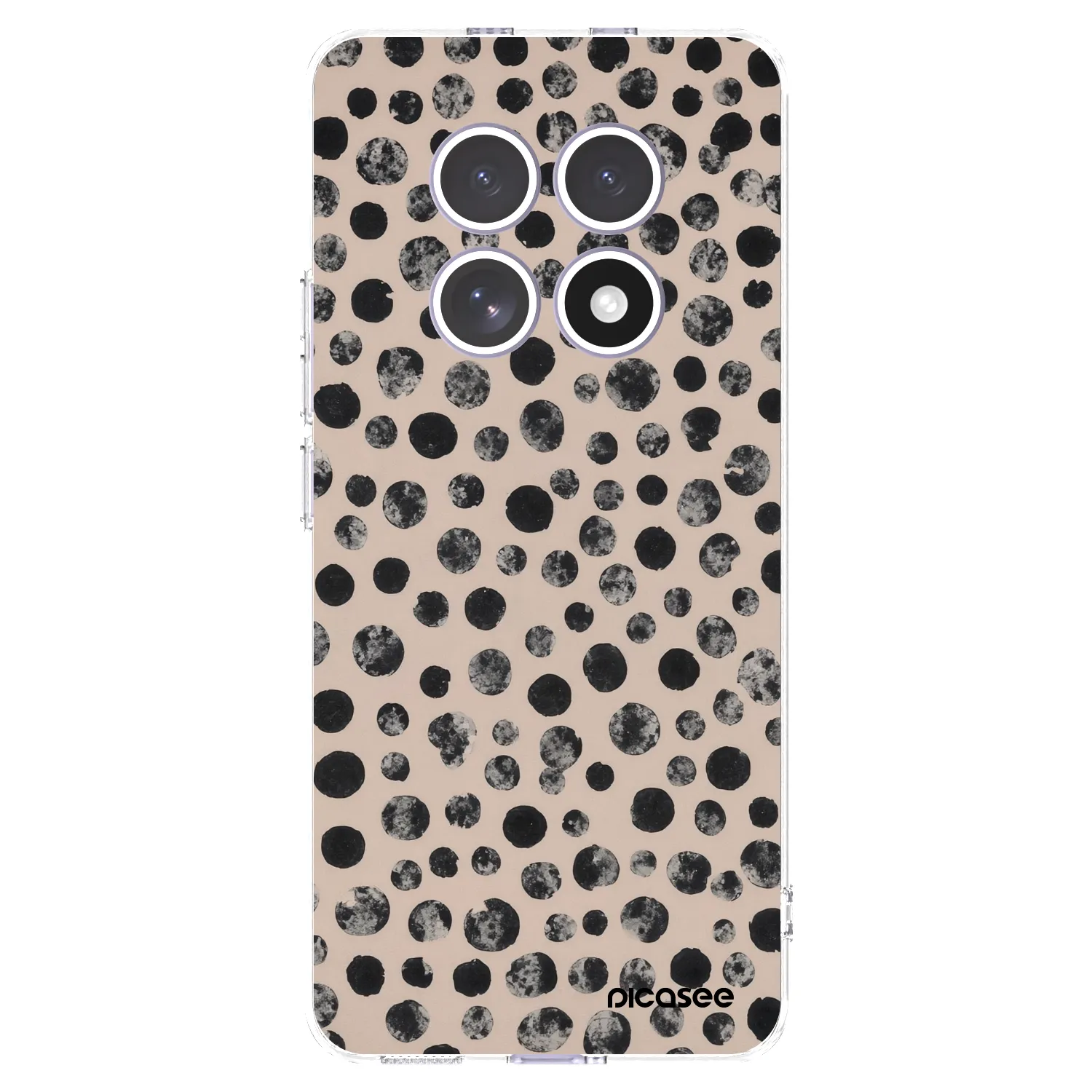 Picasee silikonowe przeźroczyste etui na Xiaomi Redmi Note 15 - Dots