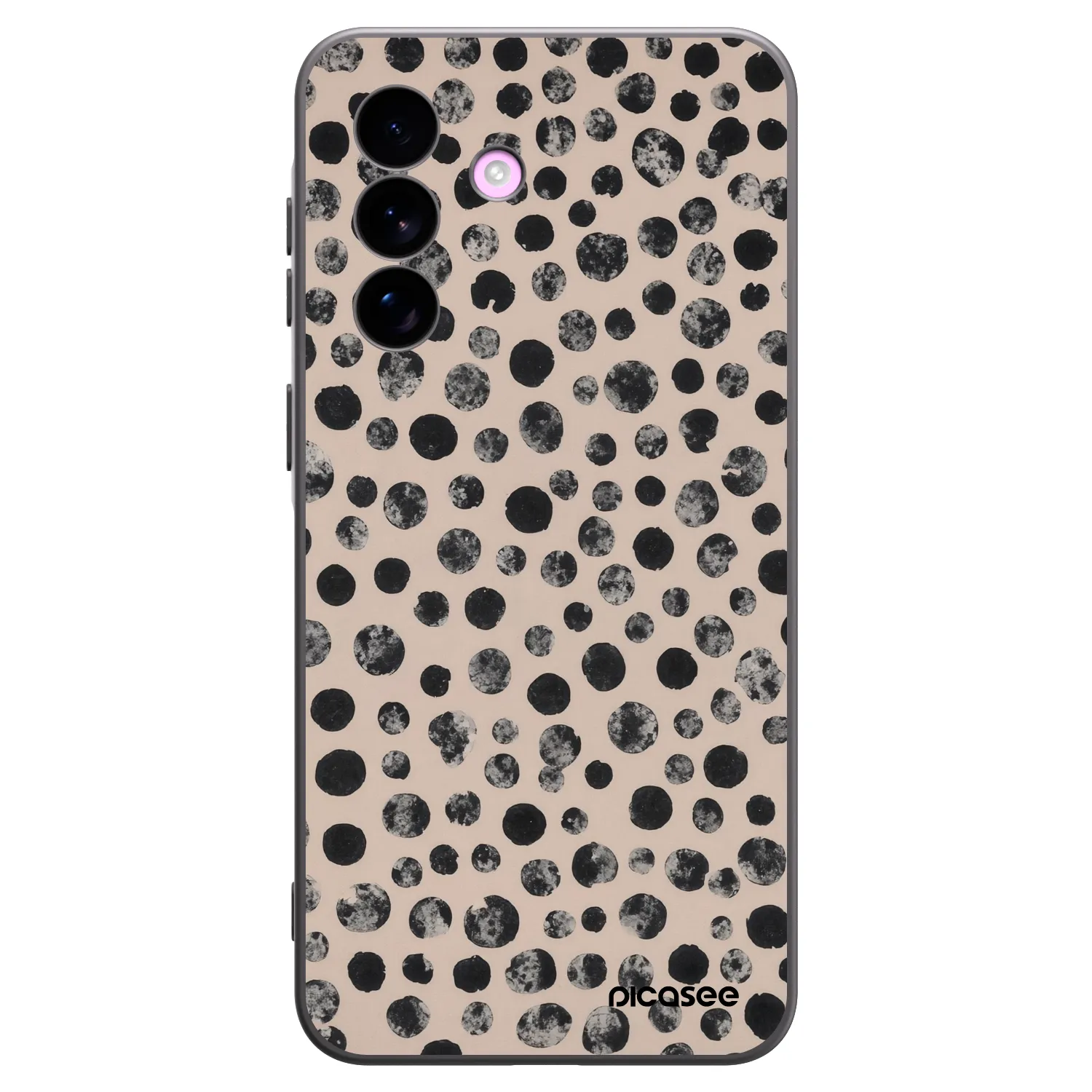 Picasee silikonowe czarne etui na Samsung Galaxy A57 5G - Dots
