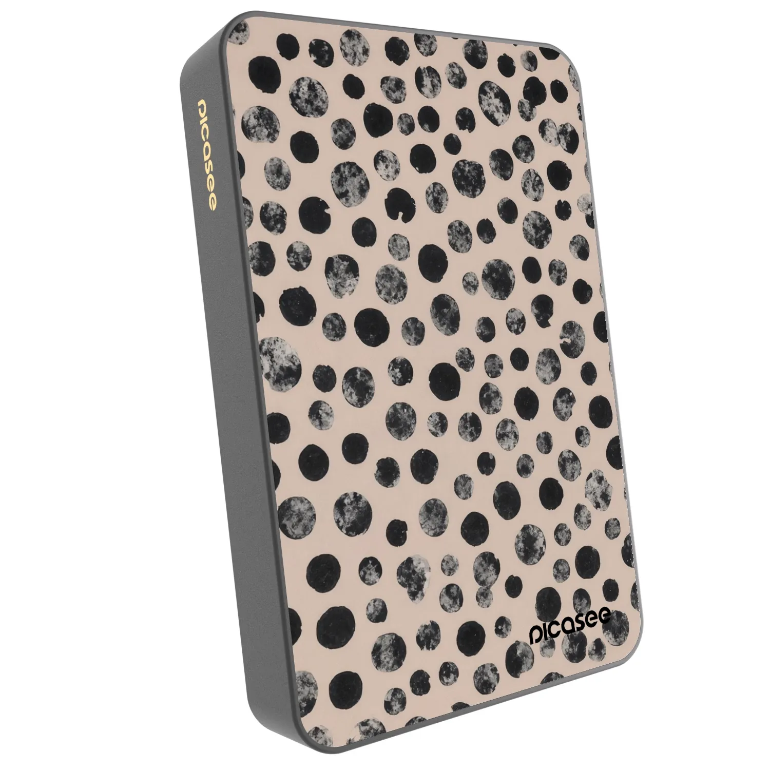 Picasee Powerbank z MagSafe 10 000 mAh Szary - Dots