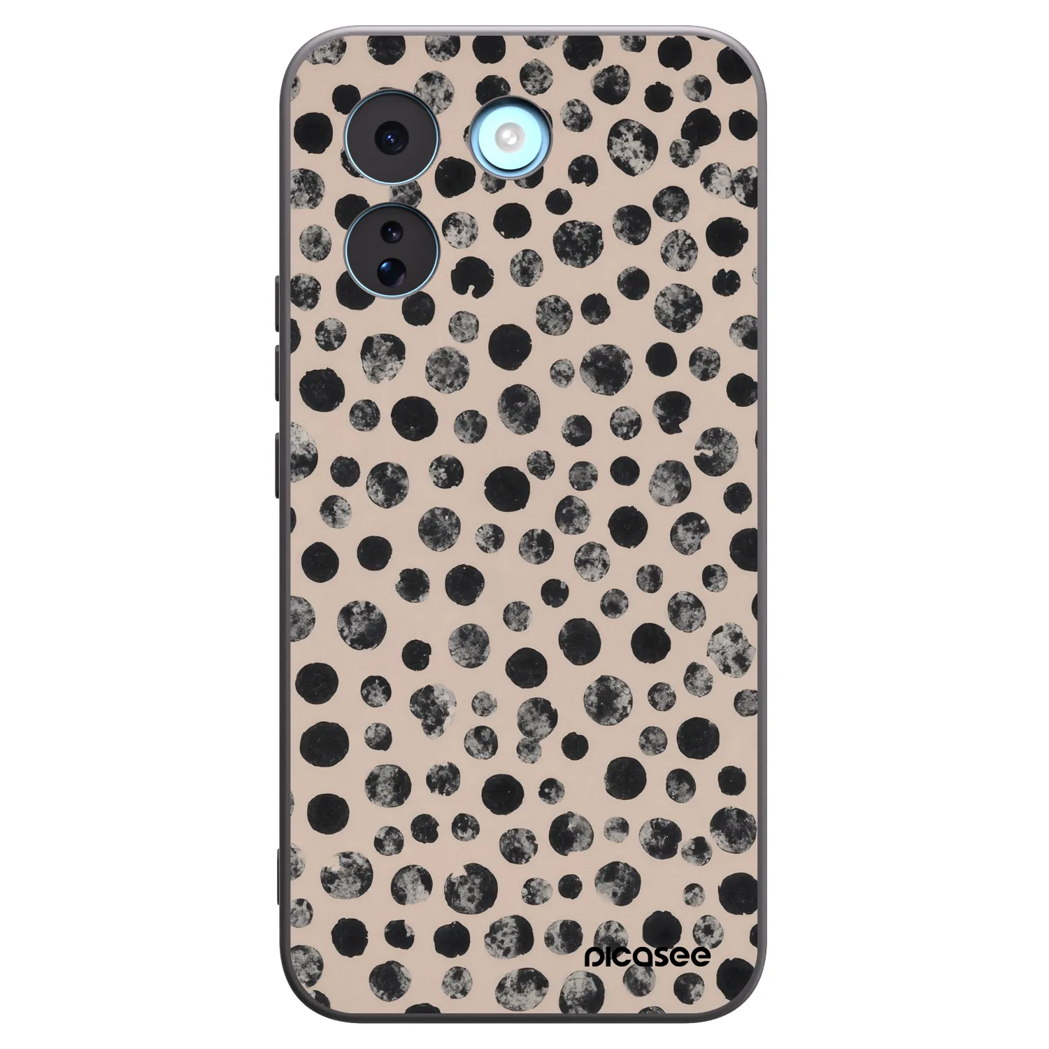 Picasee silikonowe czarne etui na Xiaomi Redmi Note 17 Pro MAX 5G - Dots