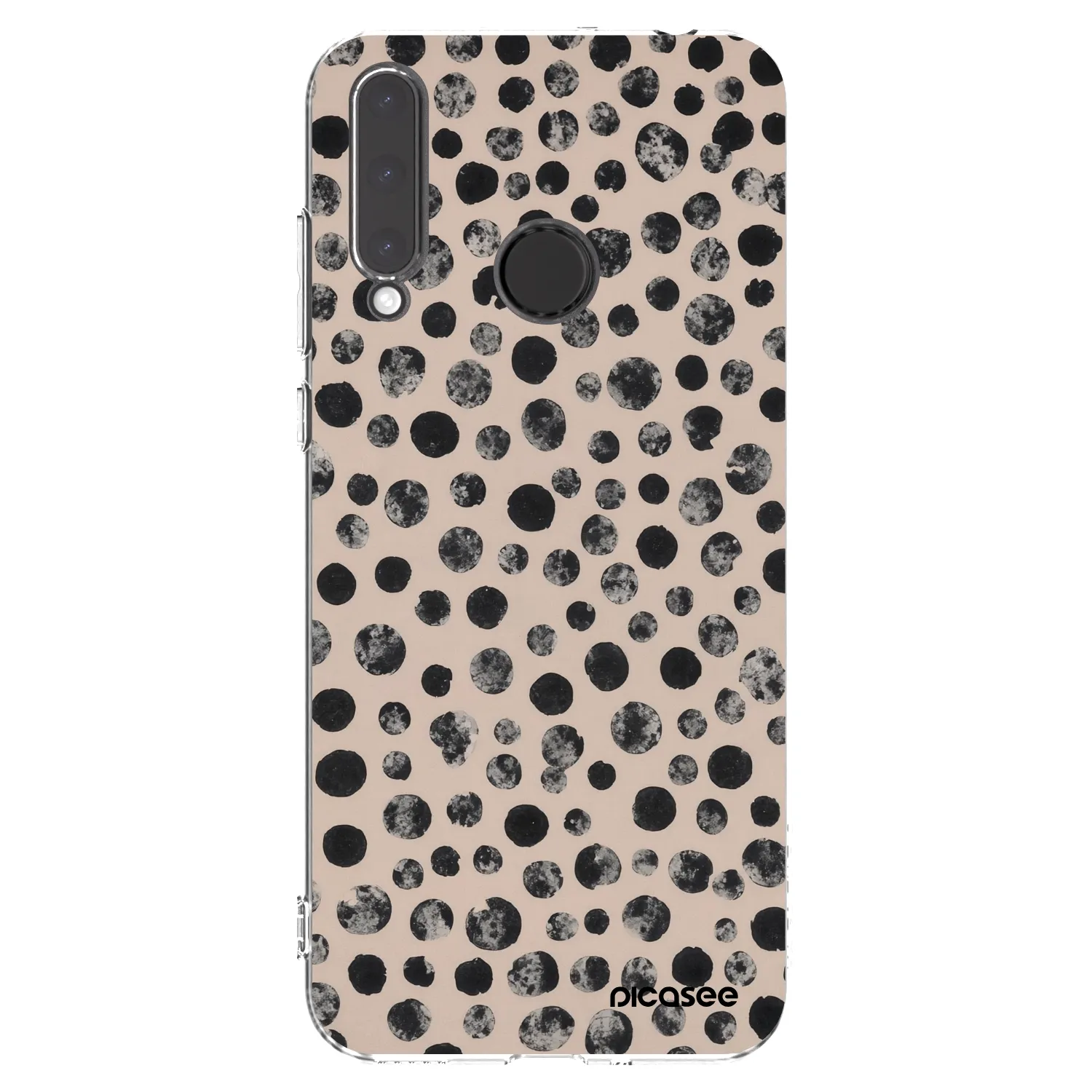 Picasee silikonowe przeźroczyste etui na Honor 20 Lite - Dots