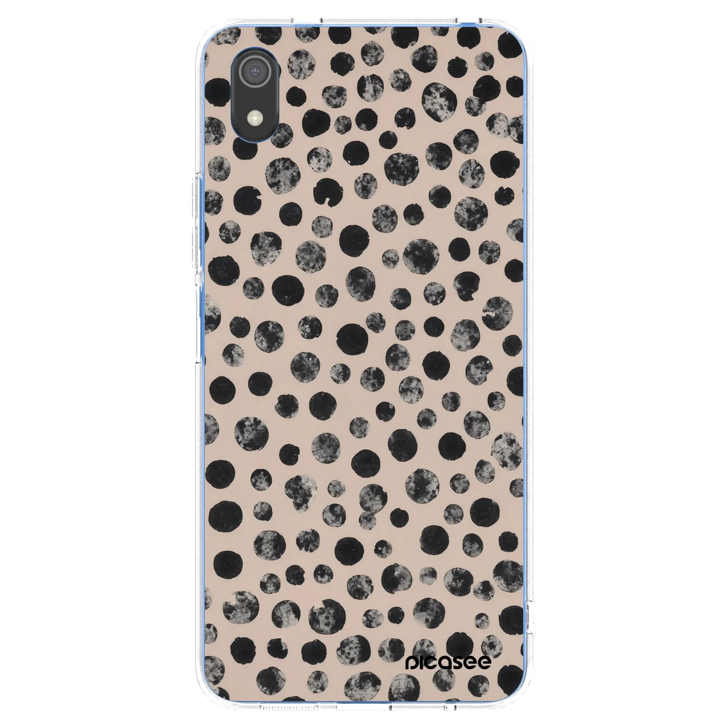 Picasee silikonowe przeźroczyste etui na Xiaomi Redmi 7A - Dots