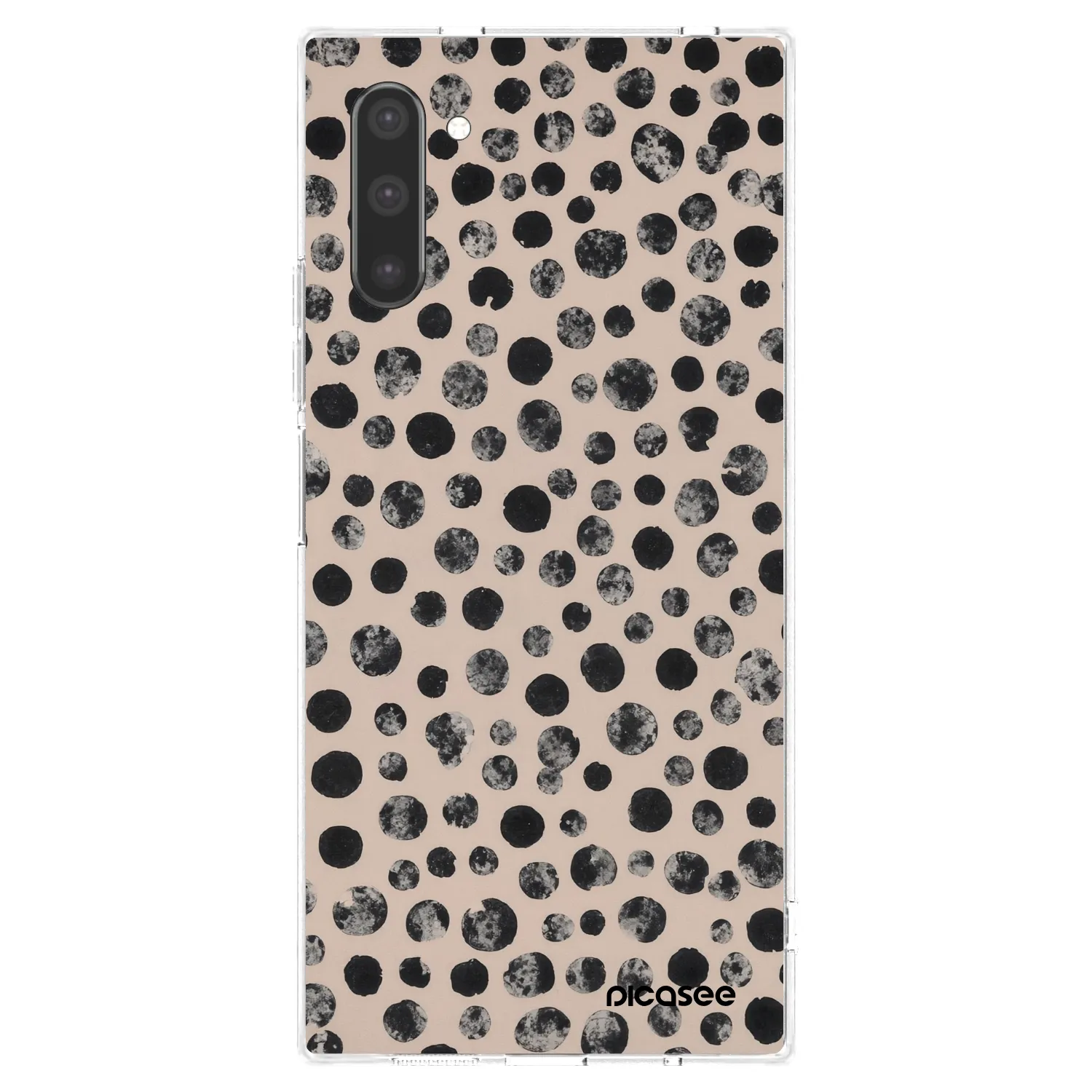 Picasee silikonowe przeźroczyste etui na Samsung Galaxy Note 10 N970F - Dots