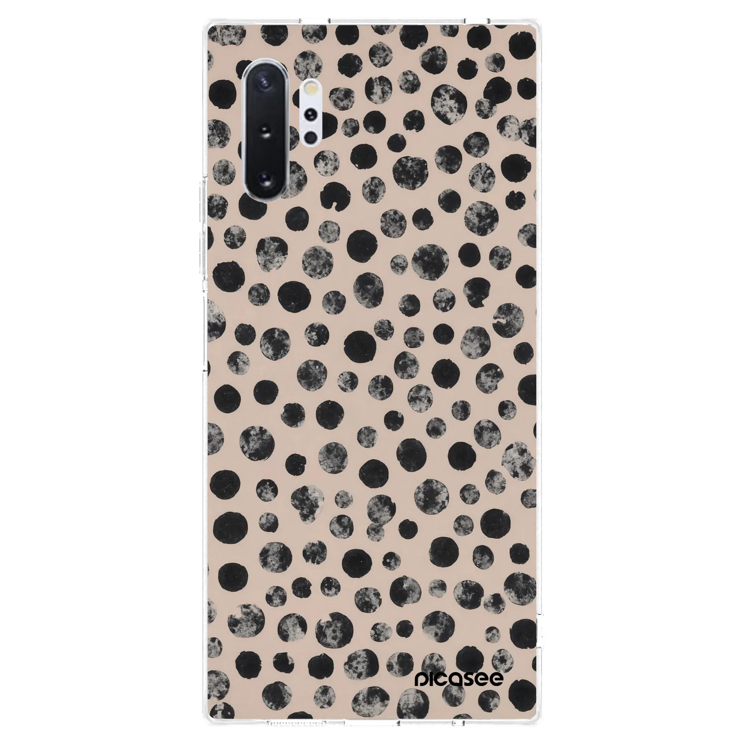 Picasee silikonowe przeźroczyste etui na Samsung Galaxy Note 10+ N975F - Dots