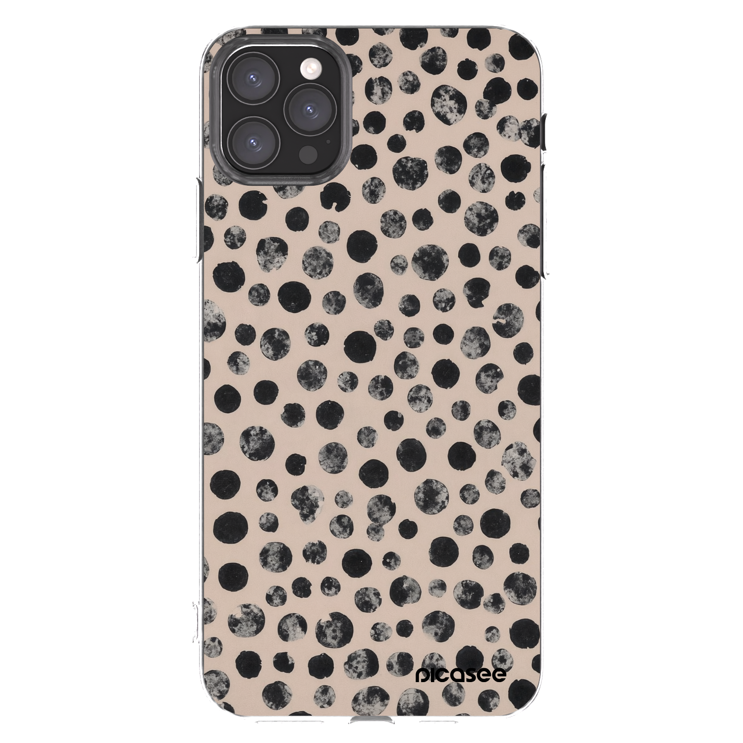 Picasee silikonowe przeźroczyste etui na Apple iPhone 11 Pro Max - Dots