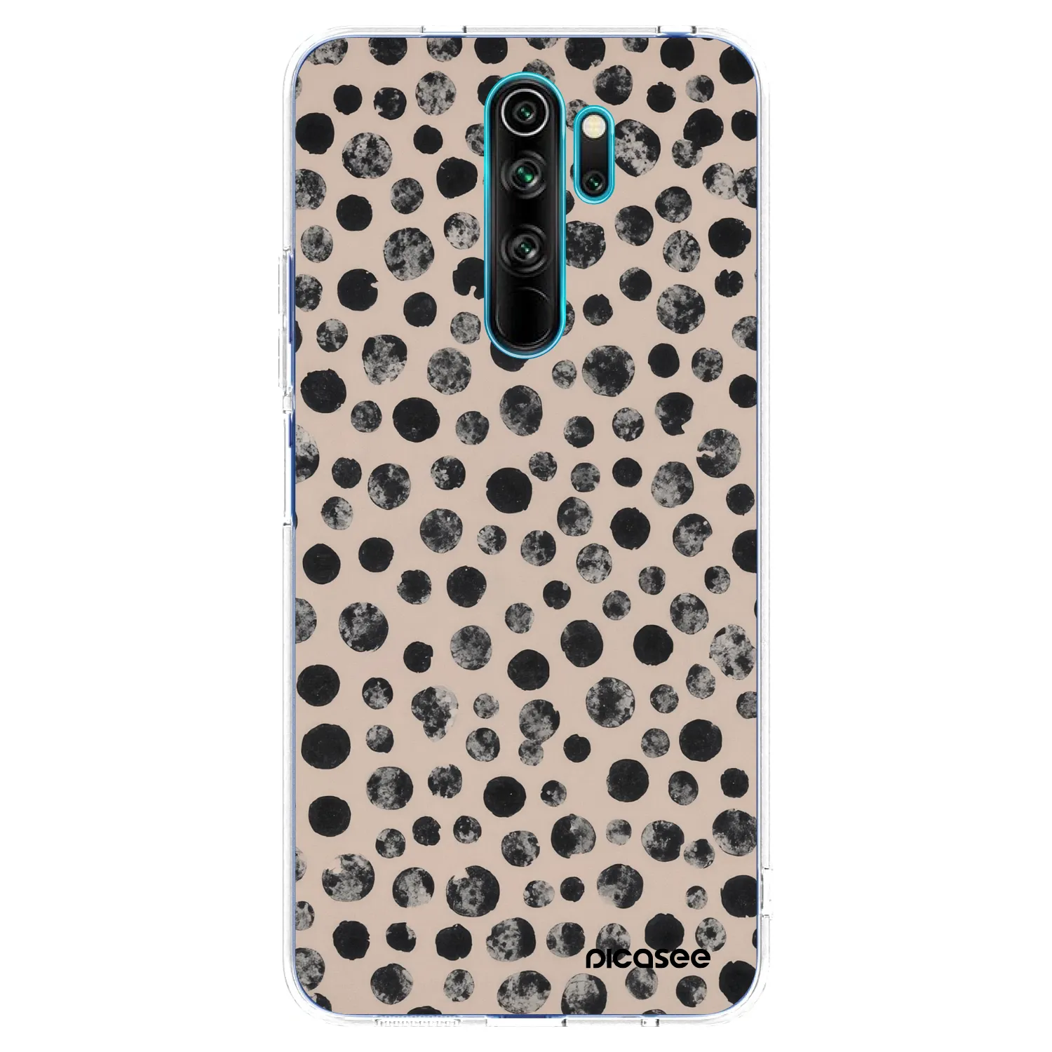 Picasee silikonowe przeźroczyste etui na Xiaomi Redmi Note 8 Pro - Dots