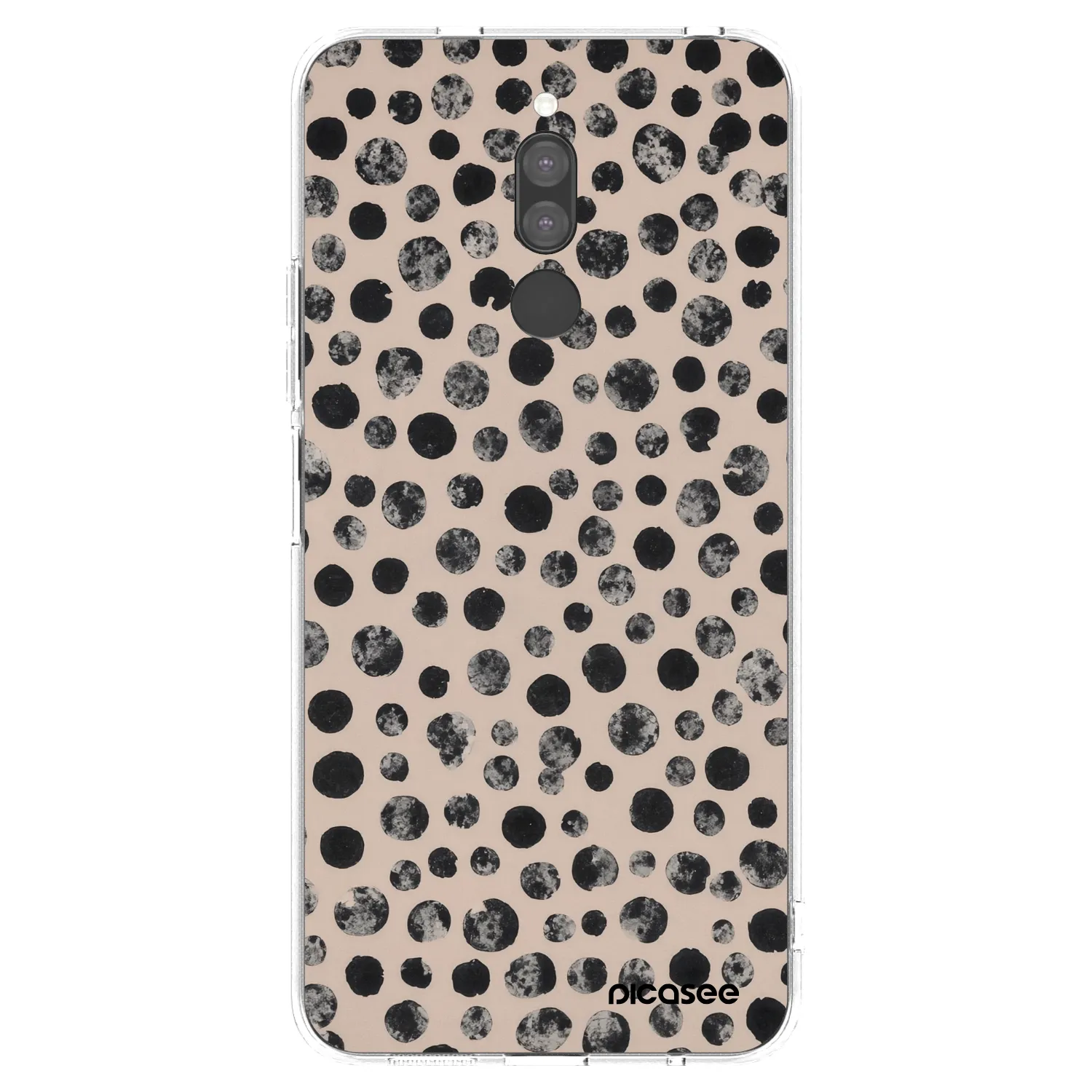 Picasee silikonowe przeźroczyste etui na Xiaomi Redmi 8 - Dots