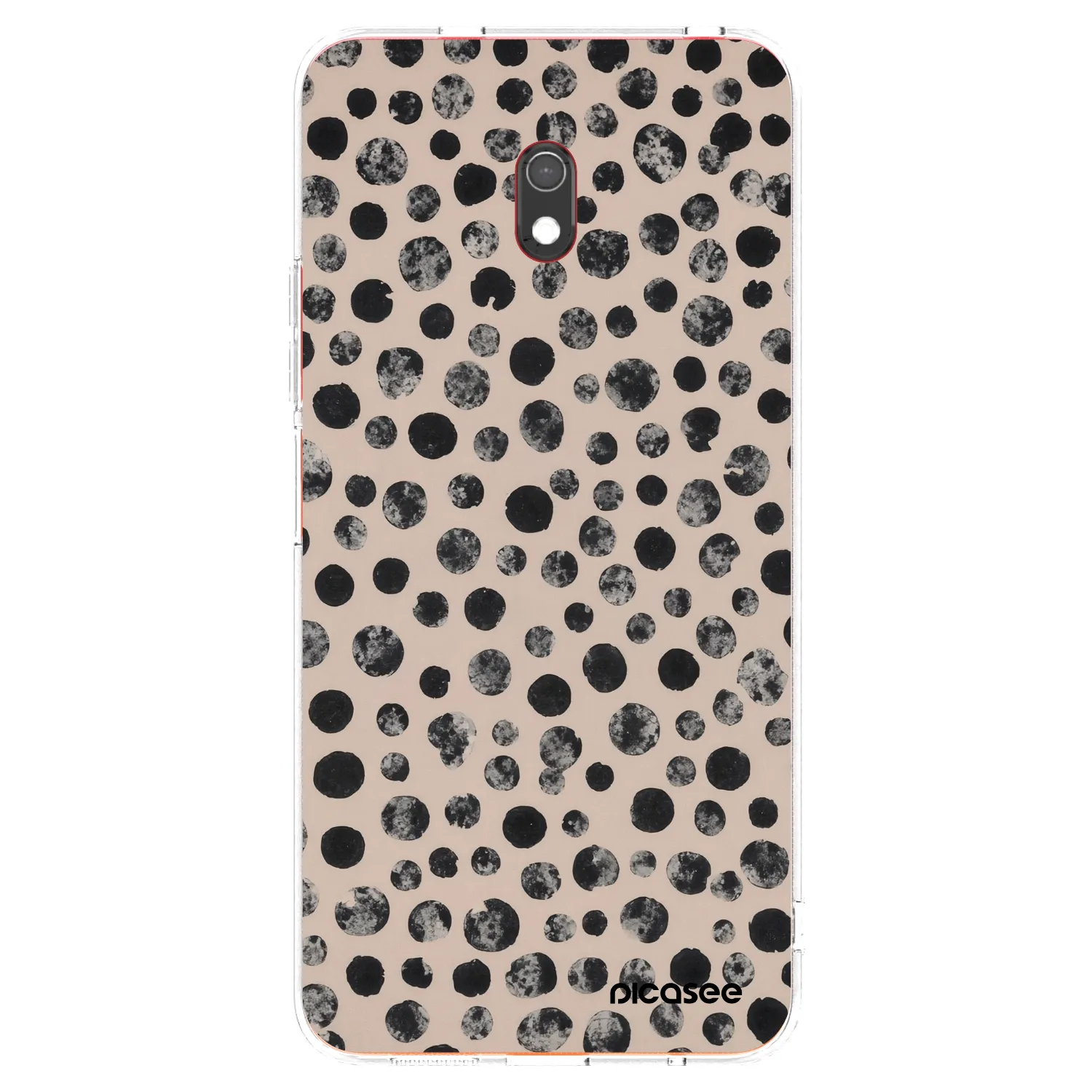 Picasee silikonowe przeźroczyste etui na Xiaomi Redmi 8A - Dots