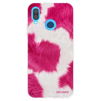 Picasee silikonowe przeźroczyste etui na Huawei P20 Lite - Pink Moo