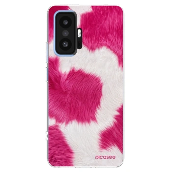 Picasee silikonowe przeźroczyste etui na Xiaomi 11T - Pink Moo