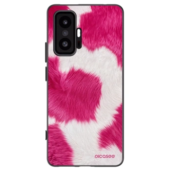 Picasee silikonowe czarne etui na Xiaomi 11T - Pink Moo
