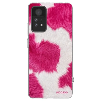 Picasee silikonowe przeźroczyste etui na Xiaomi Redmi Note 11 Pro 5G - Pink Moo