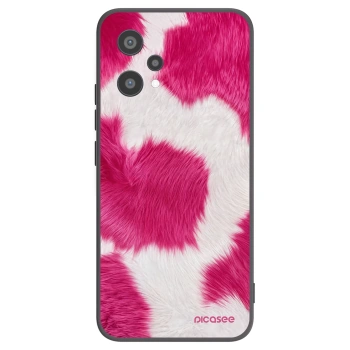 Picasee silikonowe czarne etui na Realme 9 Pro 5G - Pink Moo