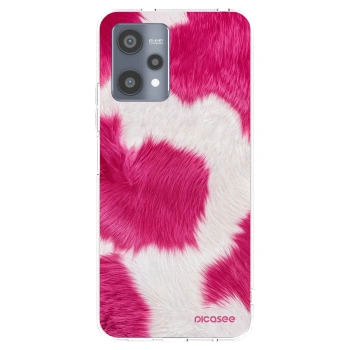 Picasee silikonowe przeźroczyste etui na Realme 9 Pro 5G - Pink Moo