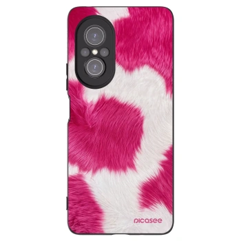 Picasee silikonowe czarne etui na Huawei Nova 9 SE - Pink Moo