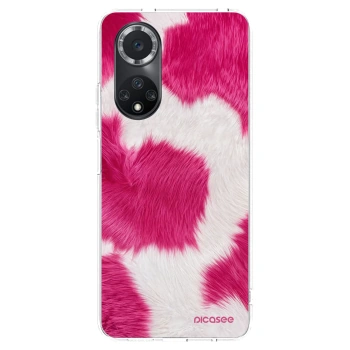 Picasee silikonowe przeźroczyste etui na Huawei Nova 9 SE - Pink Moo