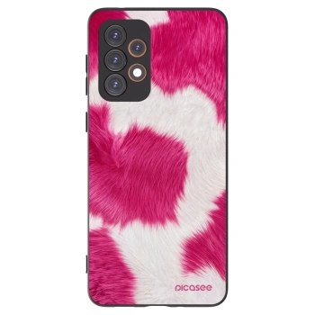 Picasee silikonowe czarne etui na Samsung Galaxy A33 5G A336 - Pink Moo