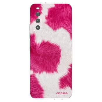 Picasee silikonowe przeźroczyste etui na Sony Xperia 10 IV 5G - Pink Moo