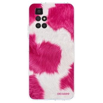 Picasee silikonowe przeźroczyste etui na Xiaomi Redmi 10 (2022) - Pink Moo