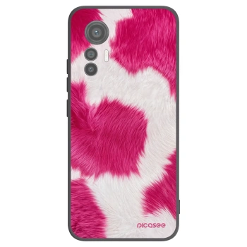 Picasee silikonowe czarne etui na Xiaomi 12 Lite - Pink Moo