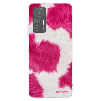 Picasee silikonowe przeźroczyste etui na Xiaomi 12 Lite - Pink Moo