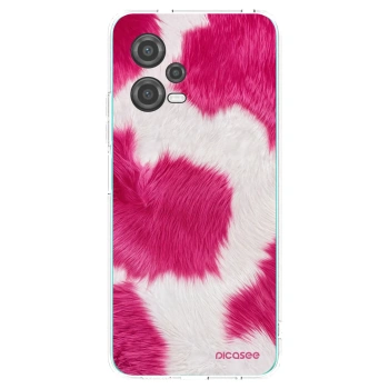 Picasee silikonowe przeźroczyste etui na Xiaomi Poco X5 - Pink Moo