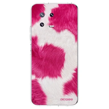 Picasee silikonowe przeźroczyste etui na Xiaomi 13 Pro - Pink Moo