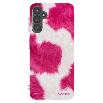 Picasee silikonowe przeźroczyste etui na Samsung Galaxy A14 4G A145R - Pink Moo