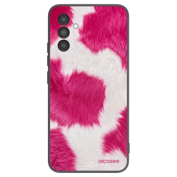 Picasee silikonowe czarne etui na Samsung Galaxy A04s A047F - Pink Moo