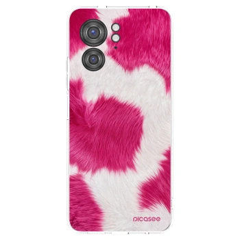 Picasee silikonowe przeźroczyste etui na Motorola Edge 40 - Pink Moo