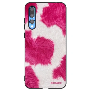 Picasee silikonowe czarne etui na Huawei P20 Pro - Pink Moo