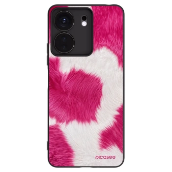 Picasee silikonowe czarne etui na Xiaomi Redmi 13C 4G - Pink Moo