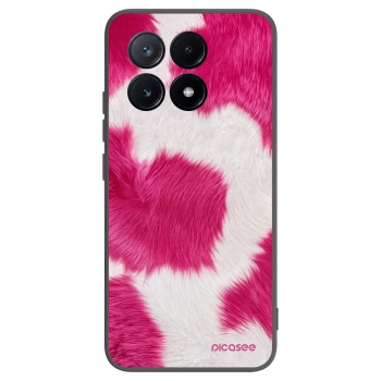 Picasee silikonowe czarne etui na Xiaomi Poco X6 Pro - Pink Moo