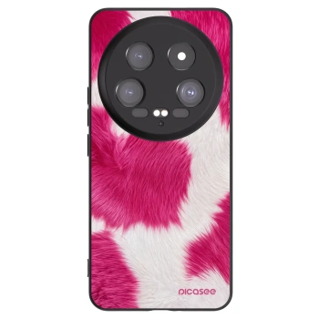 Picasee silikonowe czarne etui na Xiaomi 14 Ultra - Pink Moo