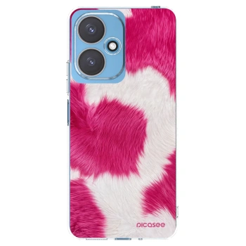 Picasee silikonowe przeźroczyste etui na Xiaomi Redmi 13C 5G - Pink Moo