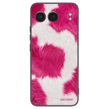 Picasee silikonowe czarne etui na OnePlus Nord 4 - Pink Moo