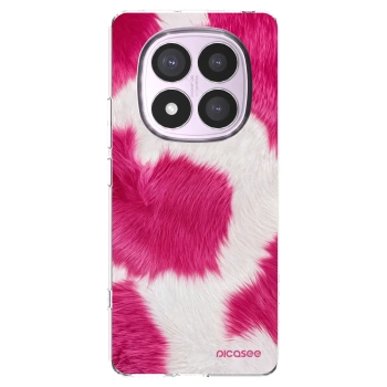 Picasee silikonowe przeźroczyste etui na Xiaomi Redmi Note 14 Pro 5G - Pink Moo