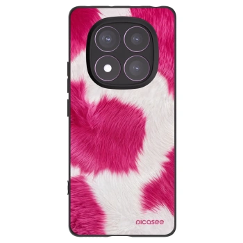 Picasee silikonowe czarne etui na Xiaomi Redmi Note 14 Pro 4G - Pink Moo