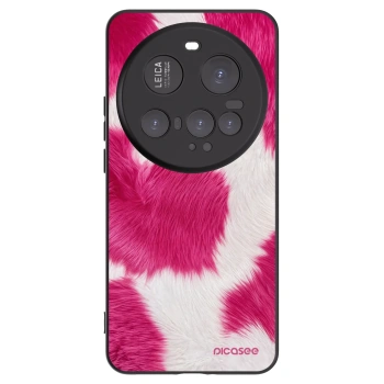 Picasee silikonowe czarne etui na Xiaomi 15 Ultra - Pink Moo