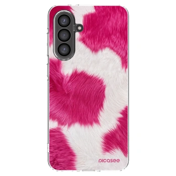Picasee silikonowe przeźroczyste etui na Samsung Galaxy A36 5G - Pink Moo