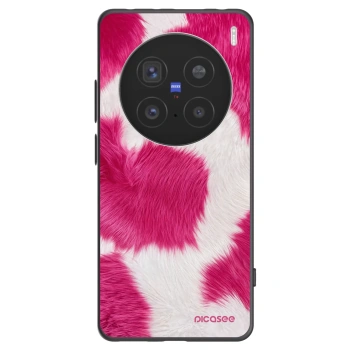 Picasee silikonowe czarne etui na Vivo X200 Pro - Pink Moo