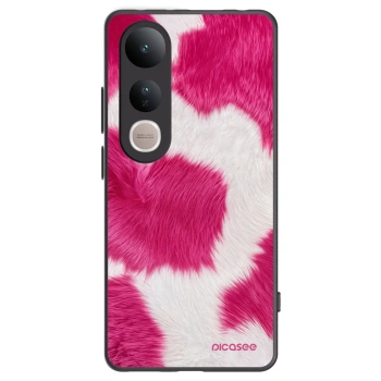 Picasee silikonowe czarne etui na Vivo V50 Lite 5G - Pink Moo