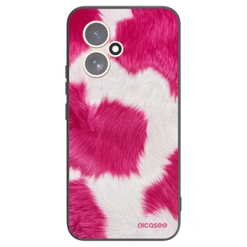 Picasee silikonowe czarne etui na Honor 400 5G - Pink Moo