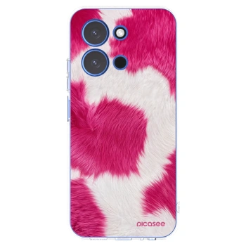 Picasee silikonowe przeźroczyste etui na Xiaomi Redmi 15C 4G - Pink Moo
