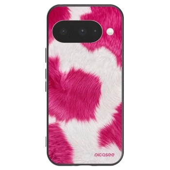 Picasee silikonowe czarne etui na Google Pixel 10 - Pink Moo
