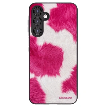 Picasee silikonowe czarne etui na Samsung Galaxy A16 4G - Pink Moo